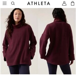 Athleta Cozy Karma Funnel Neck Pullover
